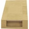 Ekena Millwork 5-inch W x 6-inch D x 6-inch H Valencia Rough Cedar Woodgrain TimberThane Knee Brace, Primed BRCUR05X06X06VALRCPR - alternate 3